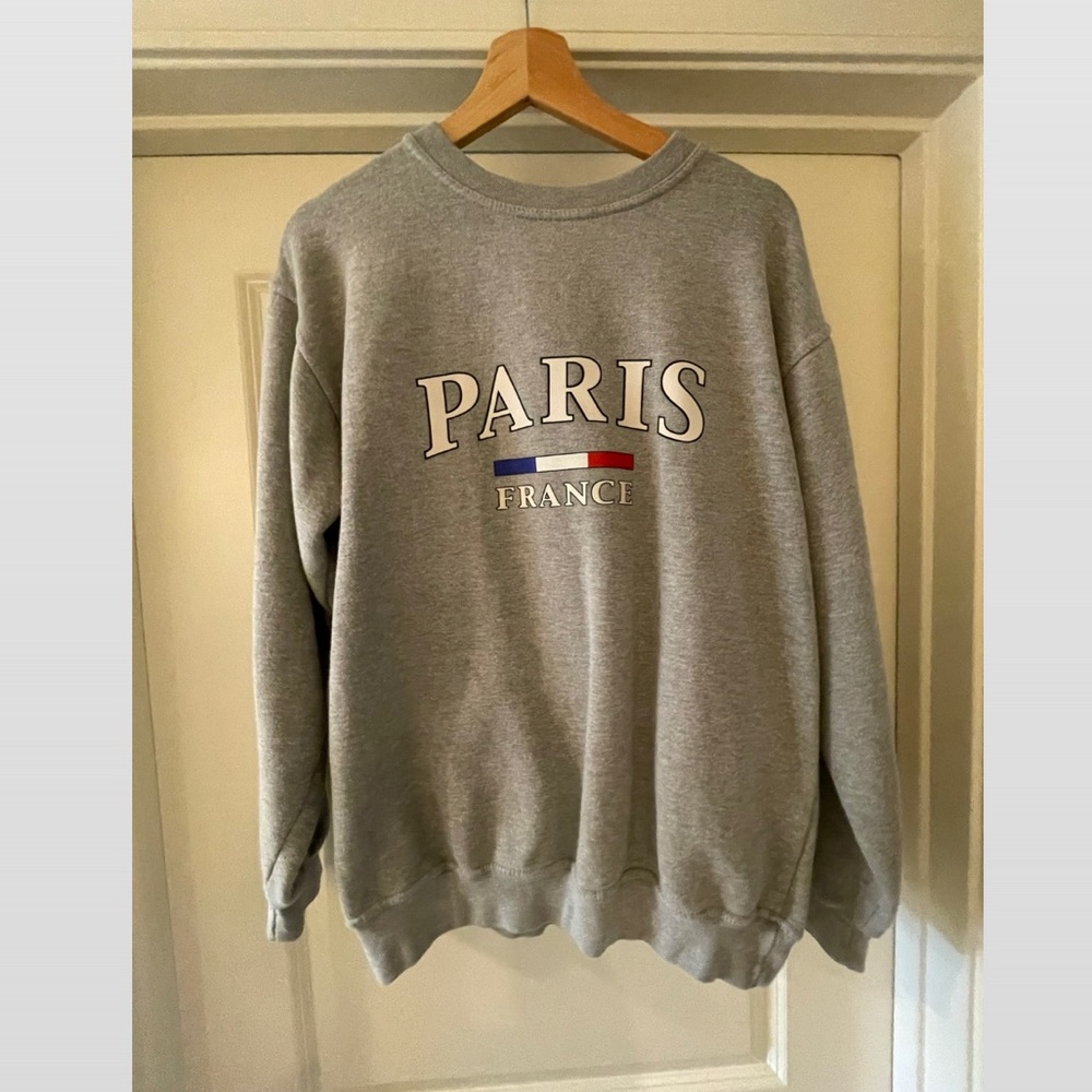 Paris Crewneck Sweatshirt Size L